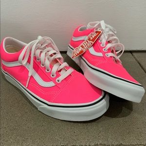Neon pink vans!